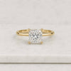 Princess Cut Lab Grown Diamond Solitaire Engagement Ring
