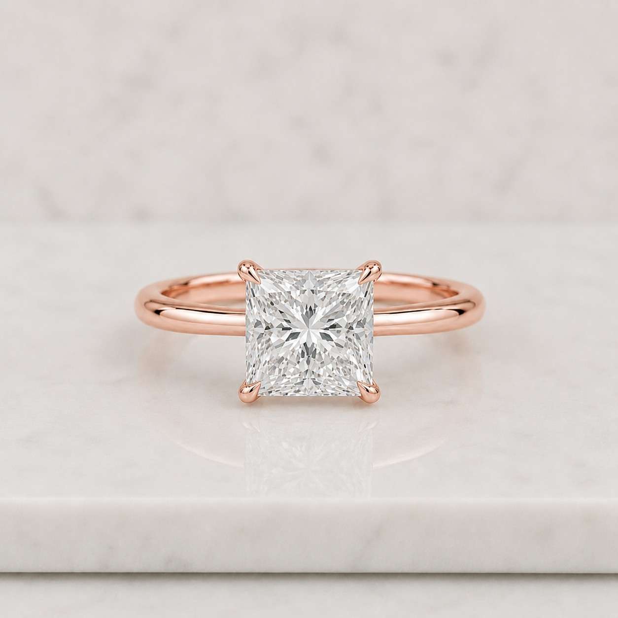princess cut solitaire square cut ring emerald cut ring radiant cut ring cushion cut ring oval cut ring round cut ring marquise cut ring