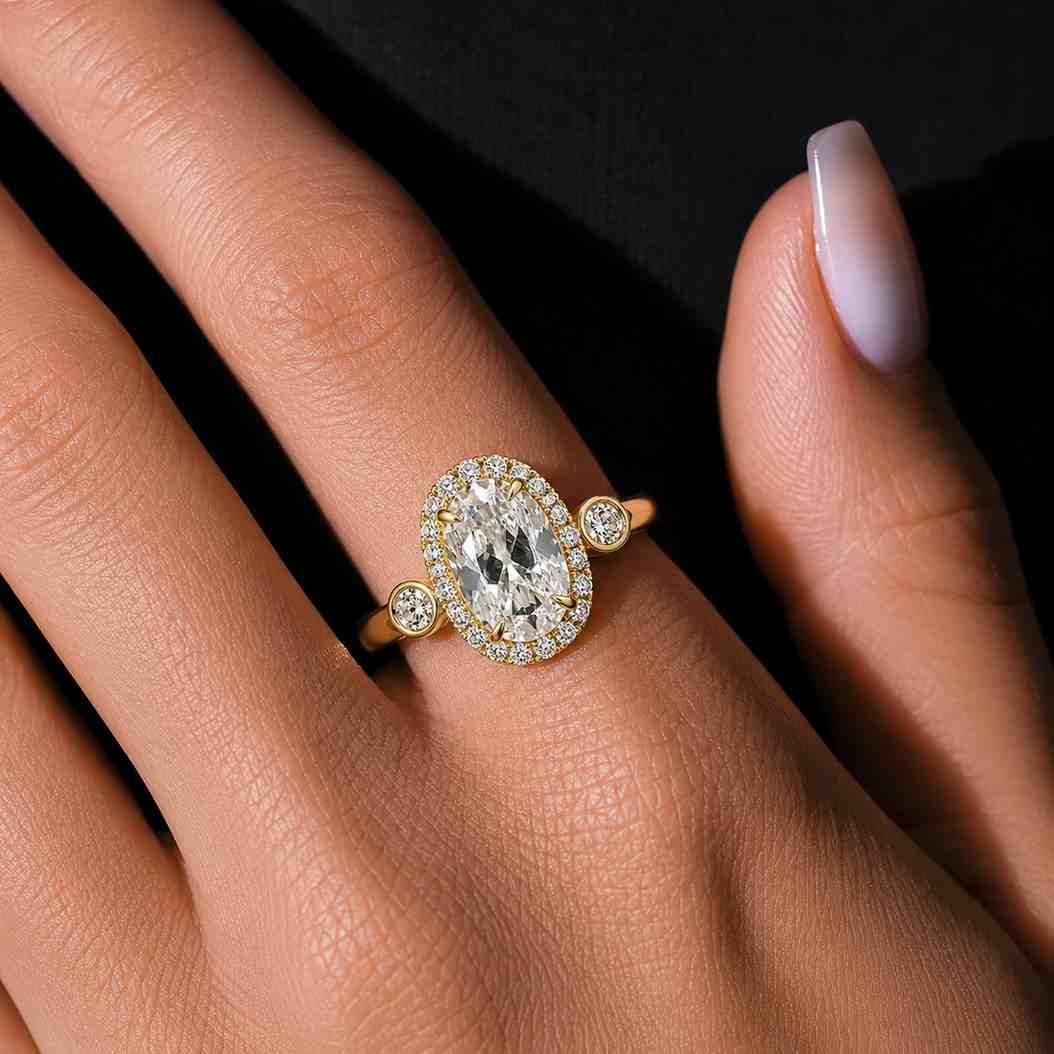 radiant oval ring elongated stone ring fancy shape ring classic shape ring modern shape ring
