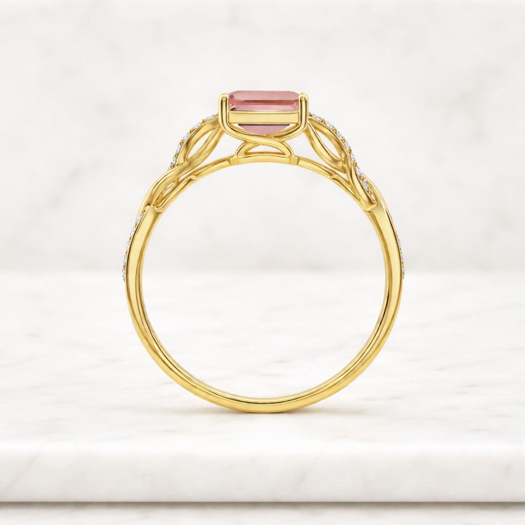 rectangular ring blush stone ring woven band ring rope band ring cocktail ring fashion ring feminine ring delicate ring artisan ring designer ring luxury ring gift ring