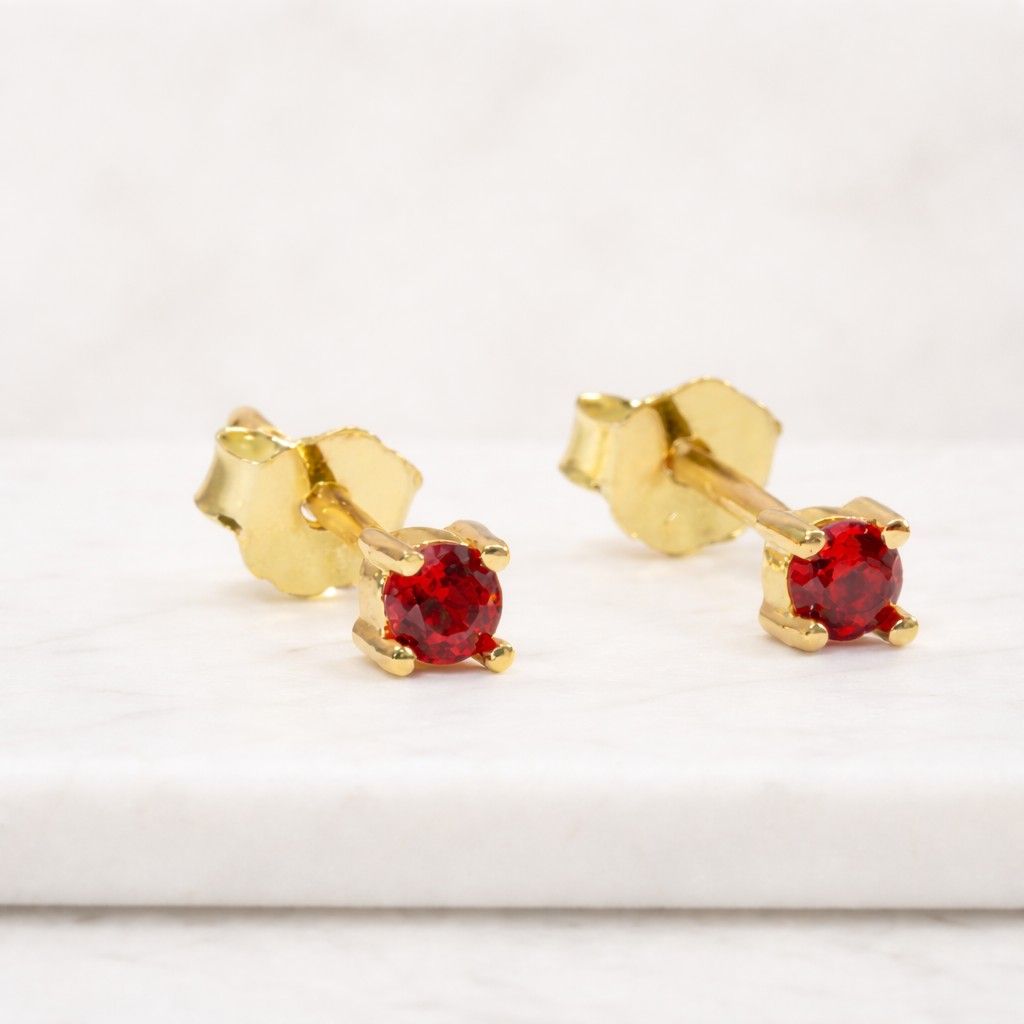 red stone earrings clear stone earrings fine jewelry modern earrings fashion jewelry stylish earrings simple earrings luxury earrings gift earrings trendy earrings