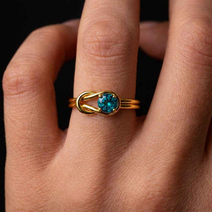 Blue Diamond Ring 14K White Gold Engagement Ring,Round Cut Halo Unique Designer Ring, Anniversary Ring ,Gift For Her,Bridal Wedding Ring