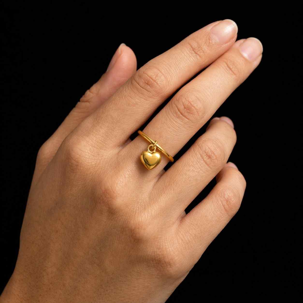 ring gold stacking ring gold fashion ring gold gift ring gold love ring polished gold ring gold band ring gold accessory gold style ring premium gold ring