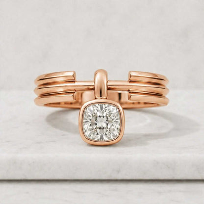 ring stack layering ring designer jewelry handcrafted ring custom jewelry stylish ring trendy jewelry chic jewelry minimal jewelry clean design ring refined ring sophisticated ring