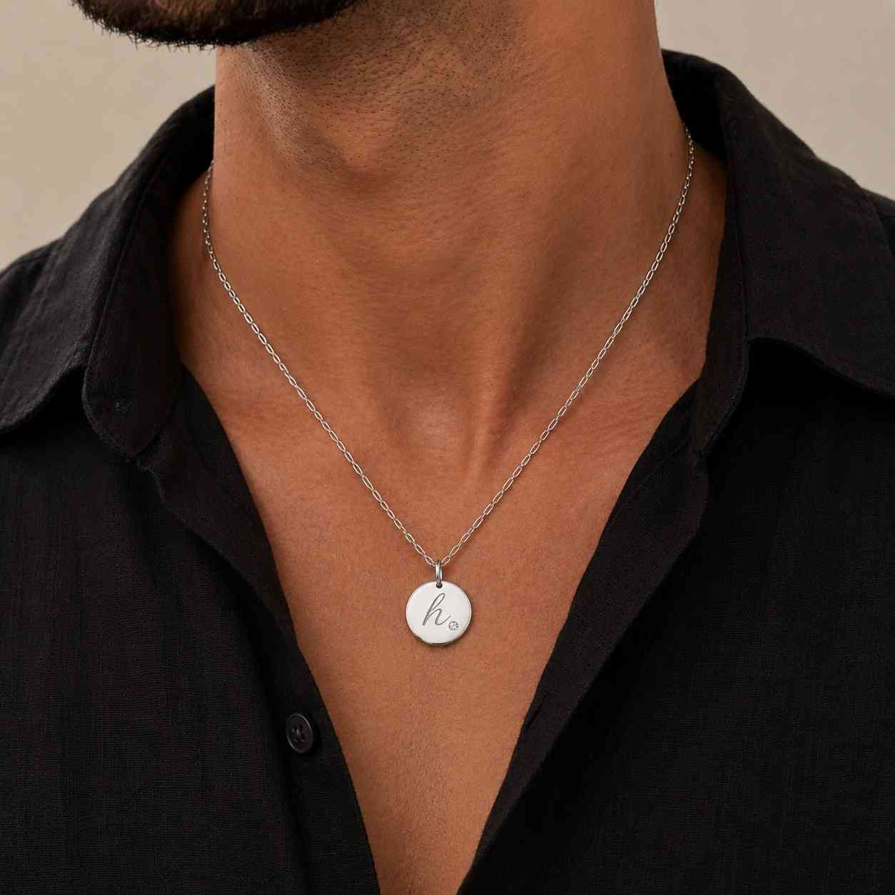rose gold necklace charm necklace circle pendant dainty necklace minimalist necklace everyday necklace womens necklace gift necklace elegant necklace