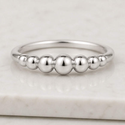 rose gold ring white gold ring platinum ring 925 silver ring sterling silver ring silver bead ring platinum band white gold band rose gold band mixed metal ring precious metal ring fine metal ring