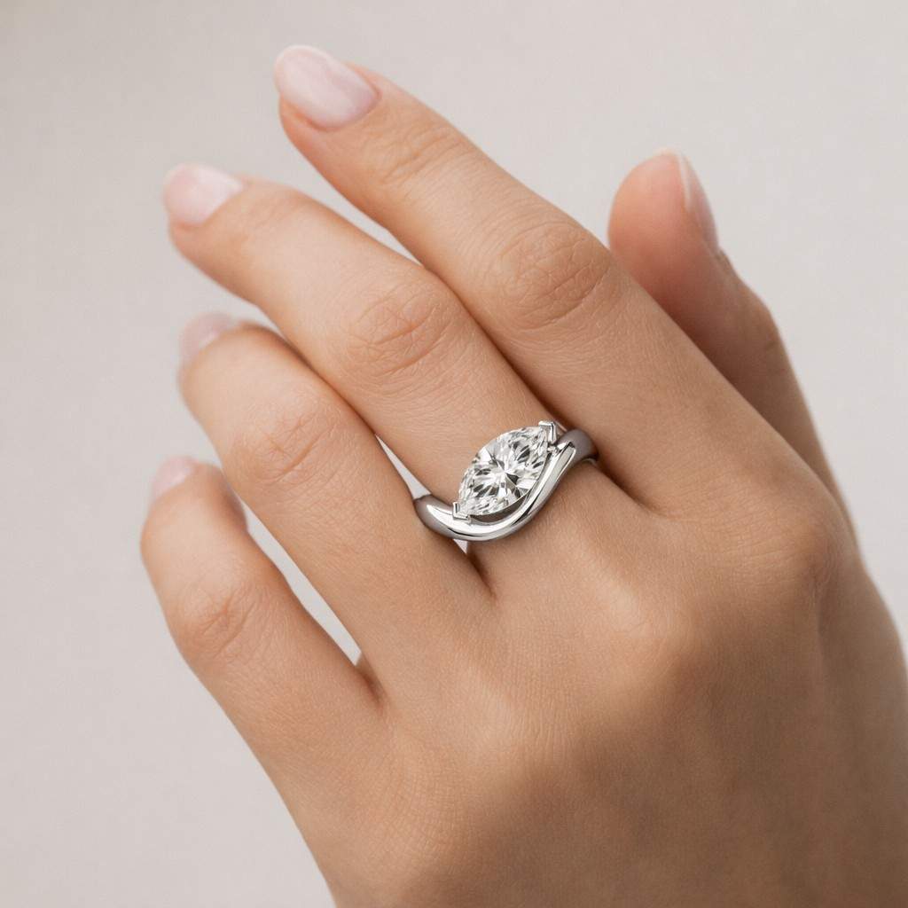 rose gold ring white gold ring platinum ring 925 silver ring sterling silver ring silver engagement silver solitaire platinum engagement