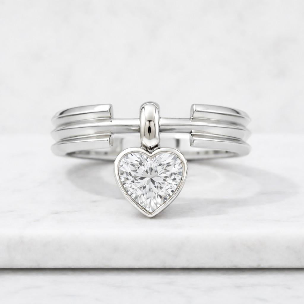 rose gold ring white gold ring platinum ring 925 silver ring sterling silver ring silver heart ring platinum heart ring white metal ring rose metal ring precious metal ring metal choice ring