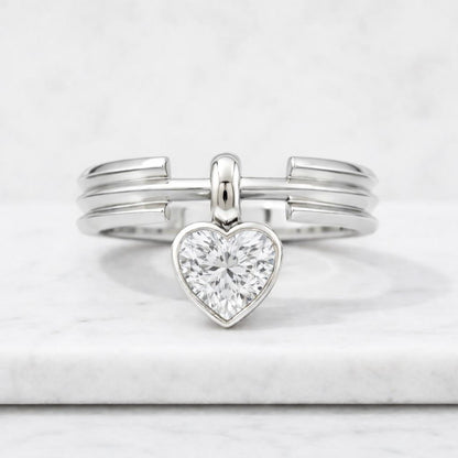 rose gold ring white gold ring platinum ring 925 silver ring sterling silver ring silver heart ring platinum heart ring white metal ring rose metal ring precious metal ring metal choice ring