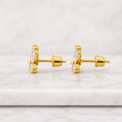 round diamond earrings marquise diamond earrings moissanite studs cz studs lab diamond studs solitaire accents accent stones gemstone jewelry