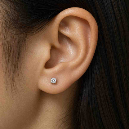 shiny earrings clear stone earrings bridal earrings elegant earrings everyday earrings simple stud earrings tiny stud earrings luxury earrings fine jewelry earrings