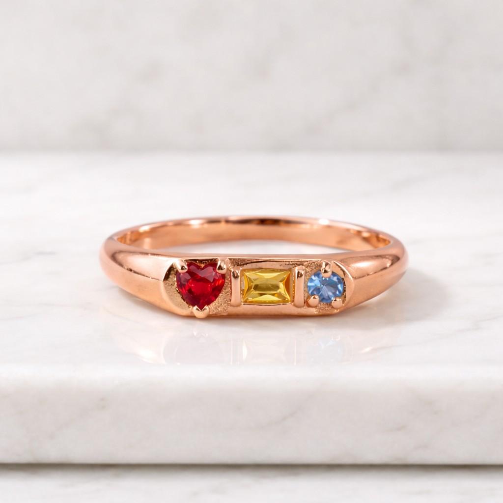 silver jewelry birthstone jewelry meaningful ring memory ring family jewelry sentimental ring daughter gift mother gift grandma gift wife gift women jewelry
