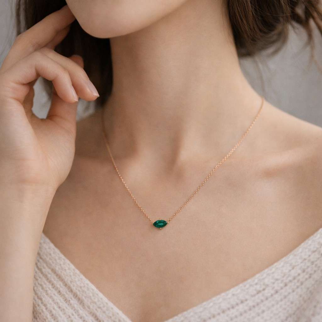 silver necklace gemstone necklace fine jewelry womens necklace delicate necklace chain necklace prong necklace elegant necklace