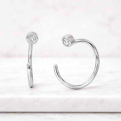 simple gold hoops delicate hoop earrings slim gold earrings minimalist hoop earrings everyday gold earrings dainty gold hoops luxury hoop earrings open end earring