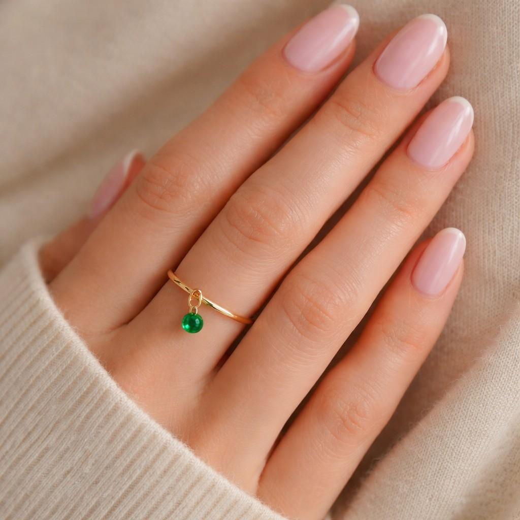 simple jewelry modern jewelry gold band ring fine ring small ring gemstone charm ring birthstone jewelry women jewelry gift for her ring
