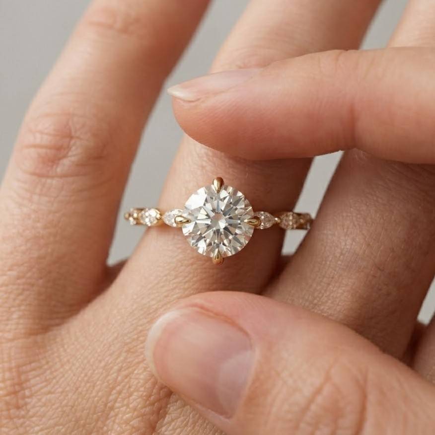 simple ring delicate ring sparkle ring modern ring petite ring yellow ring gold jewelry prong ring gemstone ring anniversary ring cute ring trendy ring stylish ring feminine ring