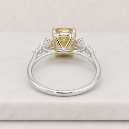 solid platinum ring sterling band 925 jewelry white metal ring yellow gold setting rose gold setting mixed metal ring two tone ring gold prongs silver prongs platinum setting luxury band