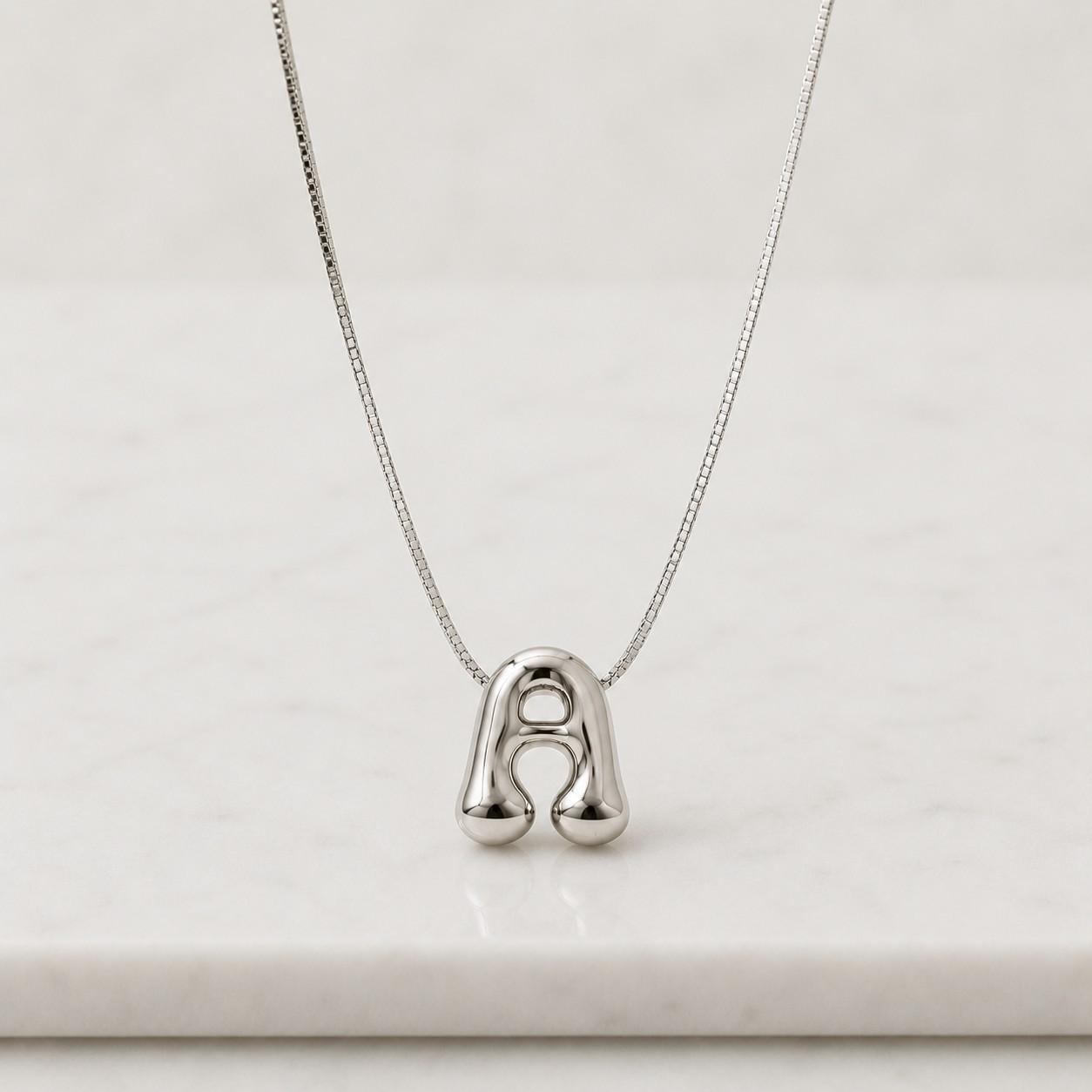 solid silver necklace sterling silver necklace 925 sterling necklace real silver pendant