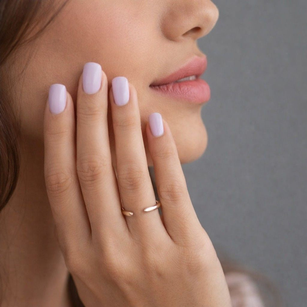 solid gold moissanite wedding band, round cut open cuff ring