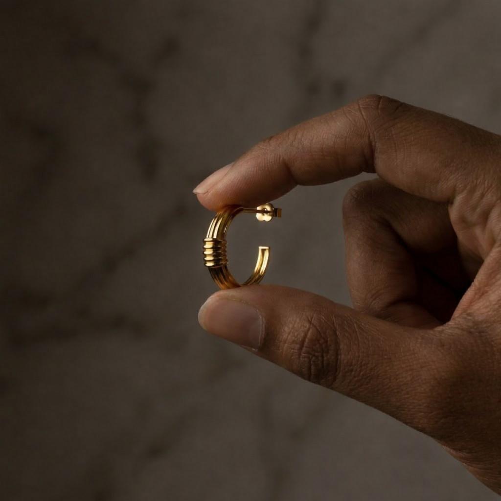 two tone gold hoops, 14k yellow & white gold 20mm hoop earrings, modern mixed metal earrings, classic everyday jewelry