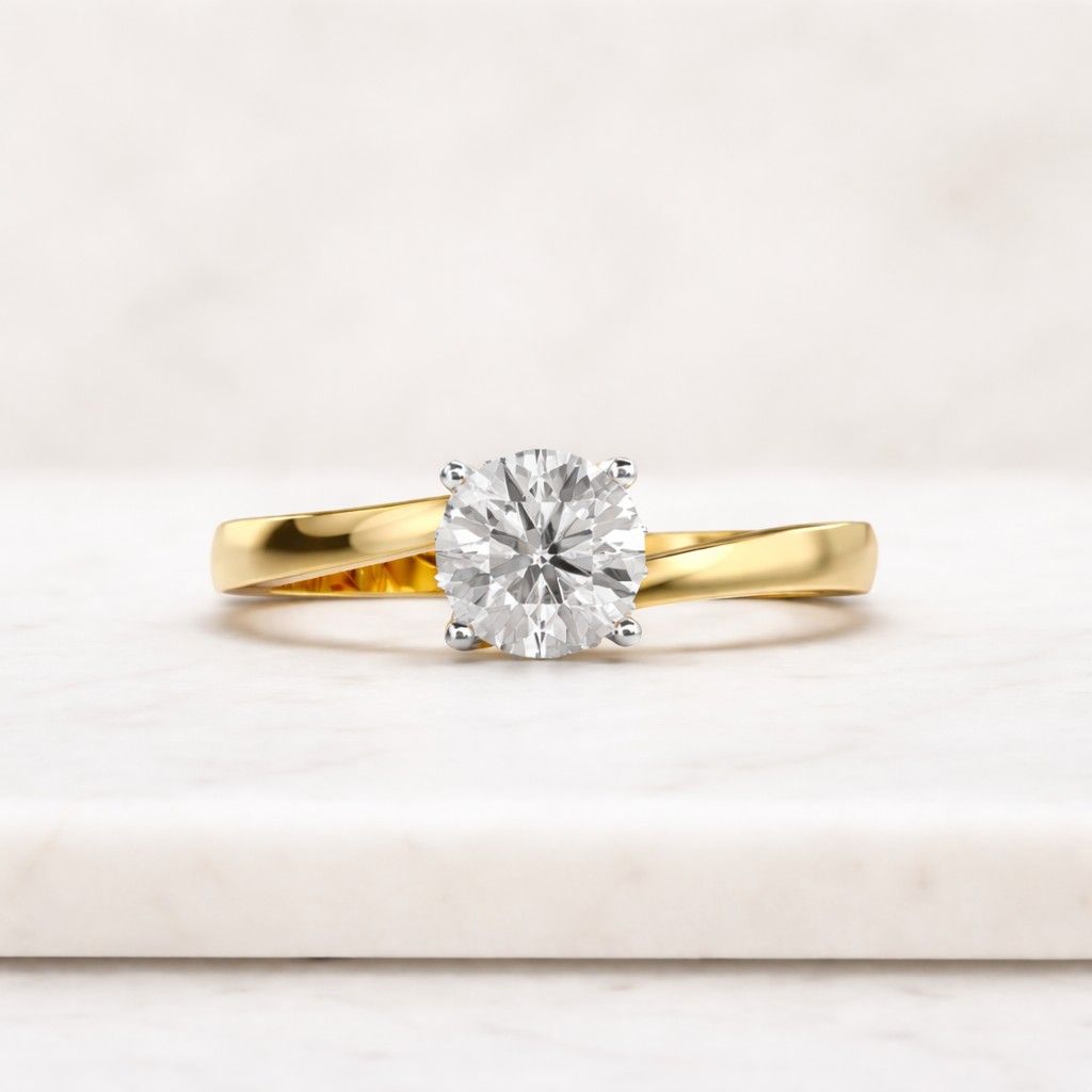 solitaire ring engagement ring round ring gold ring yellow gold ring classic ring prong setting ring single stone ring diamond ring promise ring bridal ring women ring