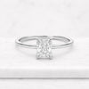 Radiant Cut Lab Grown Diamond Solitaire Engagement Ring