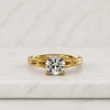 Round Cut Lab Grown Diamond Split Shank Engagement Ring