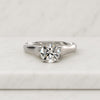3 CT Round Cut Lab Grown Diamond Solitaire Engagement Ring