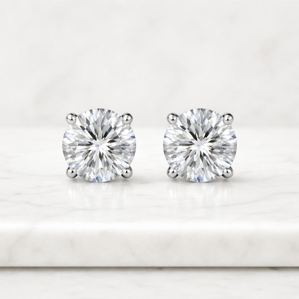 sparkling earrings minimal earrings dainty earrings round cut earrings bright earrings push back earrings statement studs classy earrings