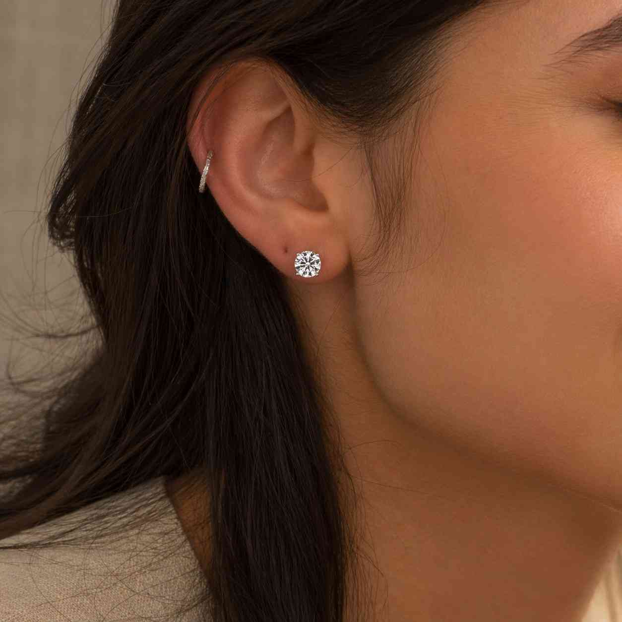 sparkling gemstone earrings brilliant stone earrings luxury gemstone earrings affordable diamond look conflict free stone ethical gemstone earrings premium gemstone studs