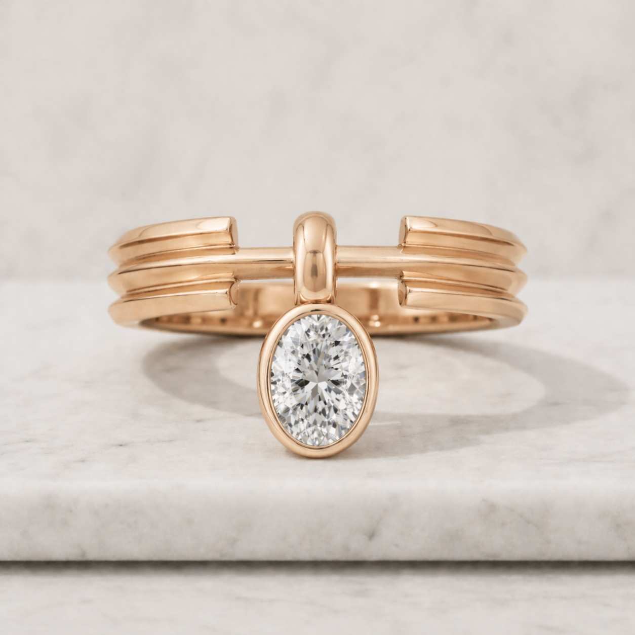 split shank ring triple band ring ring setting ring lover jewelry piece premium ring timeless ring classic jewelry everyday ring stylish ring delicate ring bold jewelry oval bezel ring