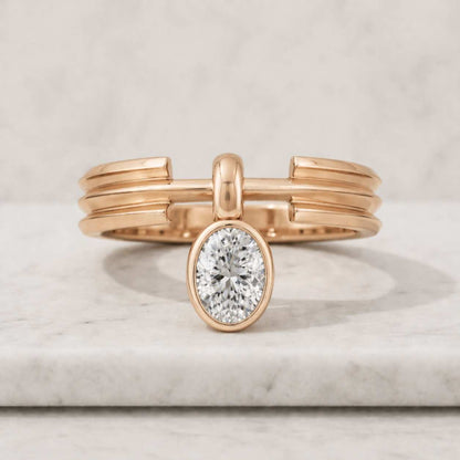 split shank ring triple band ring ring setting ring lover jewelry piece premium ring timeless ring classic jewelry everyday ring stylish ring delicate ring bold jewelry oval bezel ring