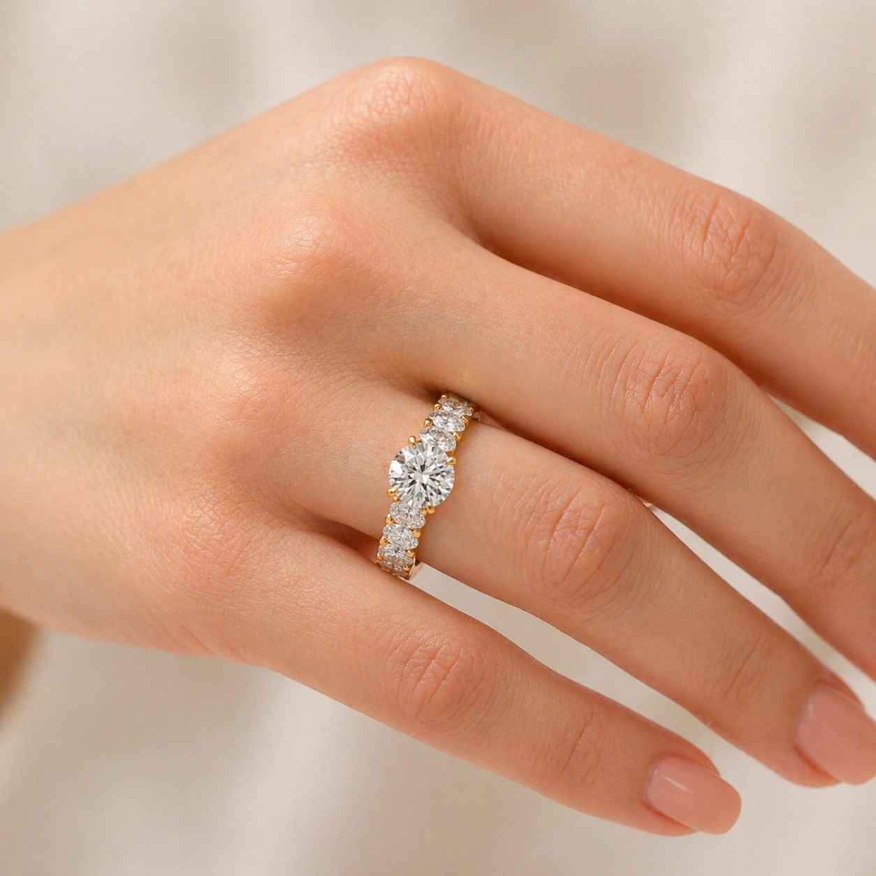 statement jewelry minimalist jewelry stack ring layered ring bold ring shiny jewelry handmade jewelry custom ring luxury gift proposal ring bridal gift sparkle ring clear stone ring