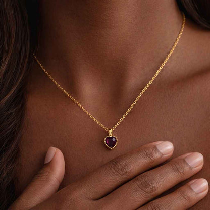 statement pendant heart charm necklace solitaire necklace bezel style necklace halo pendant necklace gemstone pendant necklace bridal necklace anniversary necklace