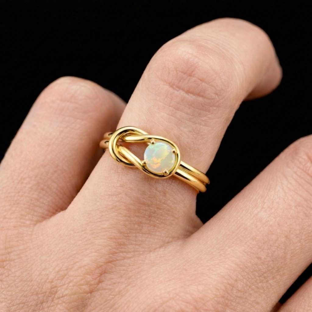 statement ring small stone ring luxury ring chic ring timeless ring sleek ring gold jewelry ring ring for her opal jewelry band ring petite ring designer ring classic ring feminine ring