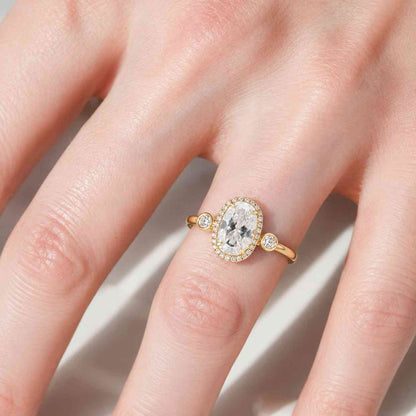 sterling silver ring 925 silver ring platinum ring platinum engagement ring platinum halo ring platinum oval ring platinum bridal ring platinum wedding ring platinum jewelry ring