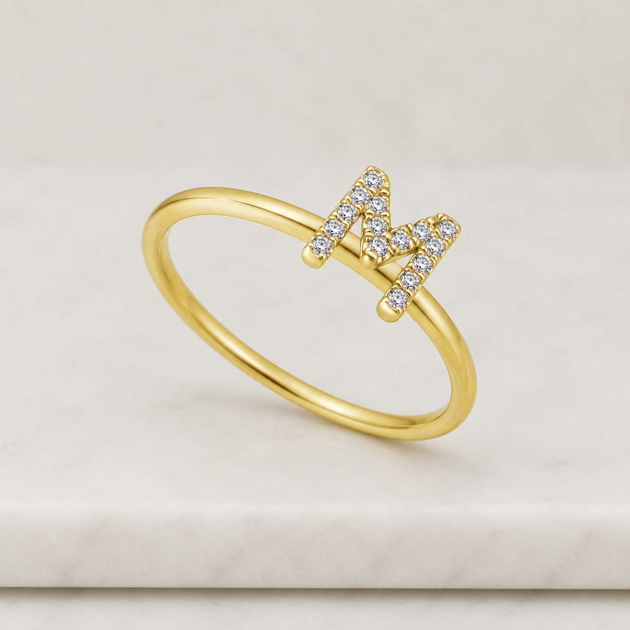 sterling silver ring 925 silver ring platinum ring silver initial ring platinum initial ring white metal ring rose metal ring yellow metal ring fine metal ring luxury metal ring
