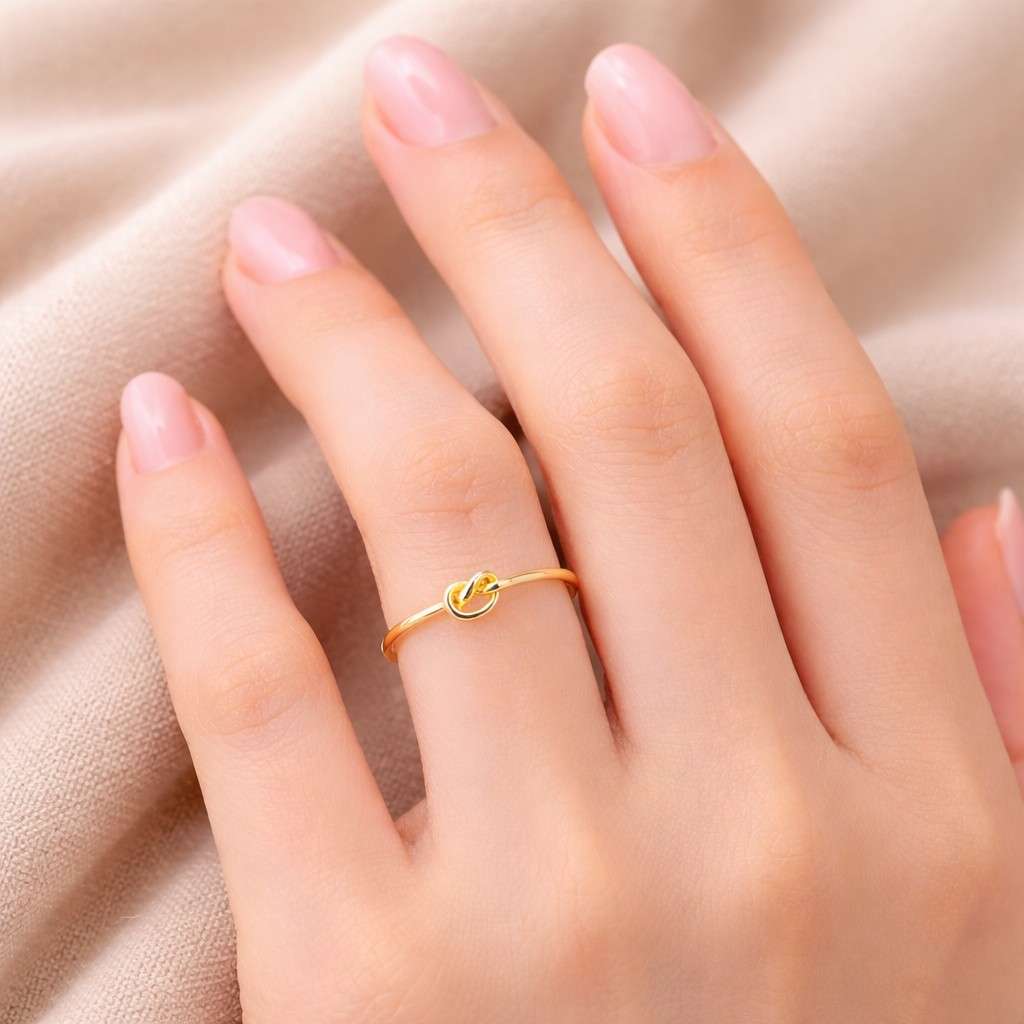 925 silver ring sterling silver ring platinum ring silver knot ring platinum knot ring white metal ring rose metal ring