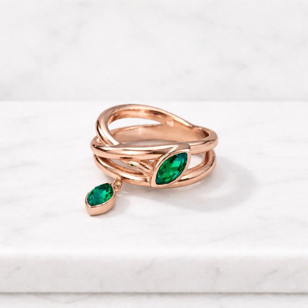 stylish ring everyday ring ladies ring fashion jewelry ring handcrafted ring polished ring glossy ring bright green ring
