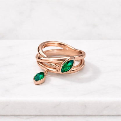 stylish ring everyday ring ladies ring fashion jewelry ring handcrafted ring polished ring glossy ring bright green ring