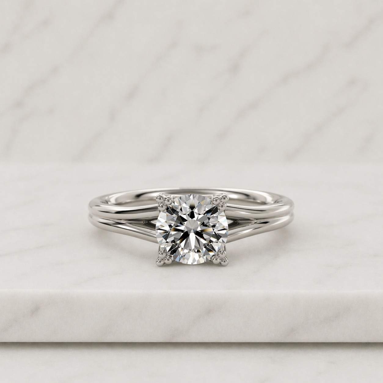 tiny stone ring petite diamond ring slim engagement ring delicate diamond ring medium stone ring bold solitaire ring large center ring