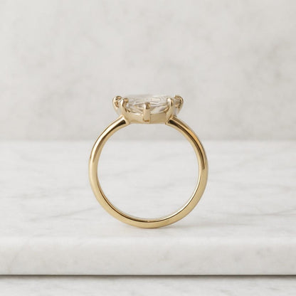 trillion ring trillion cut ring trillion stone ring bezel style ring claw prong ring solitaire jewelry geometric jewelry crystal jewelry