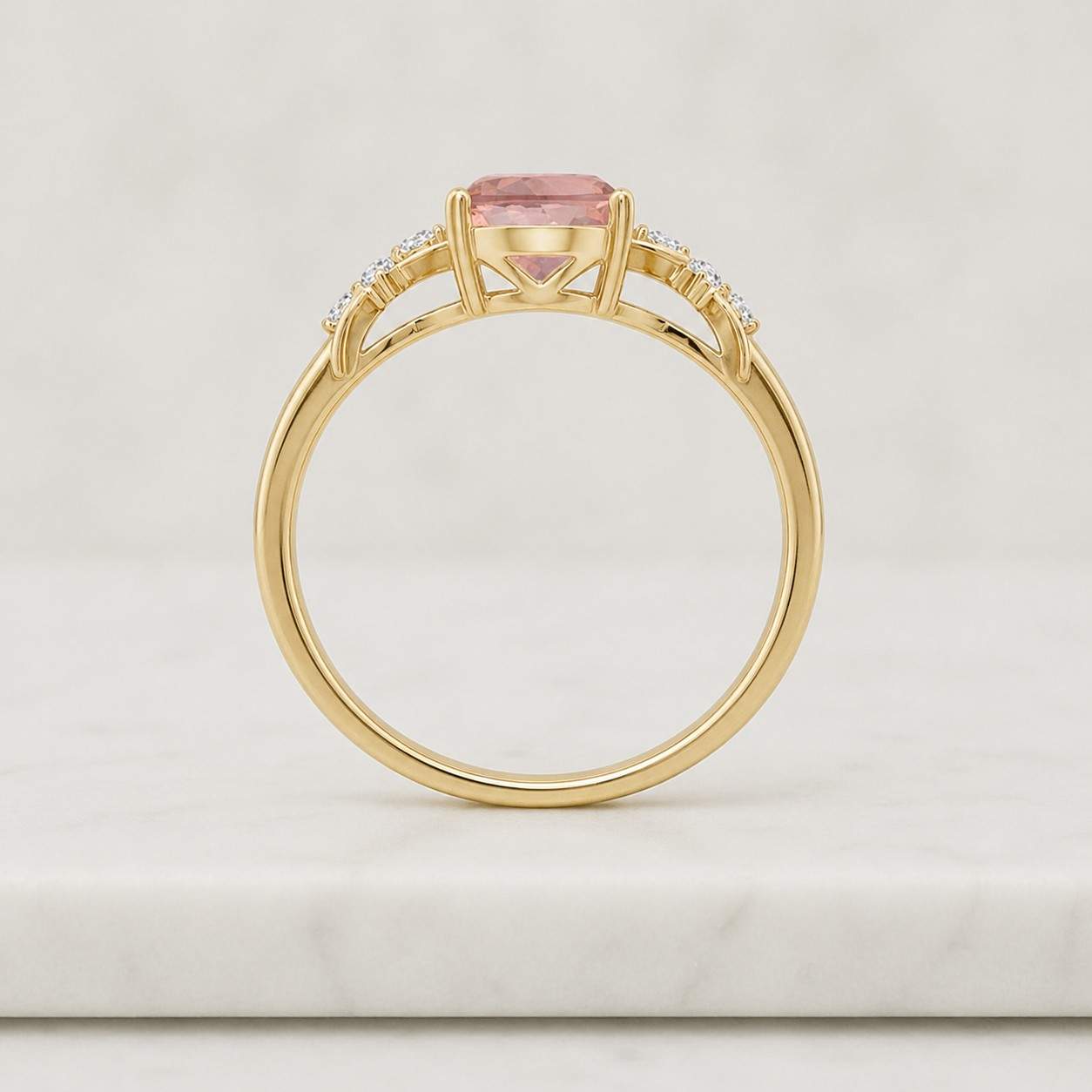unique ring gemstone jewelry pink ring oval gemstone delicate ring classic ring luxury ring artisan ring floral jewelry gold jewelry stackable ring promise ring bridal ring