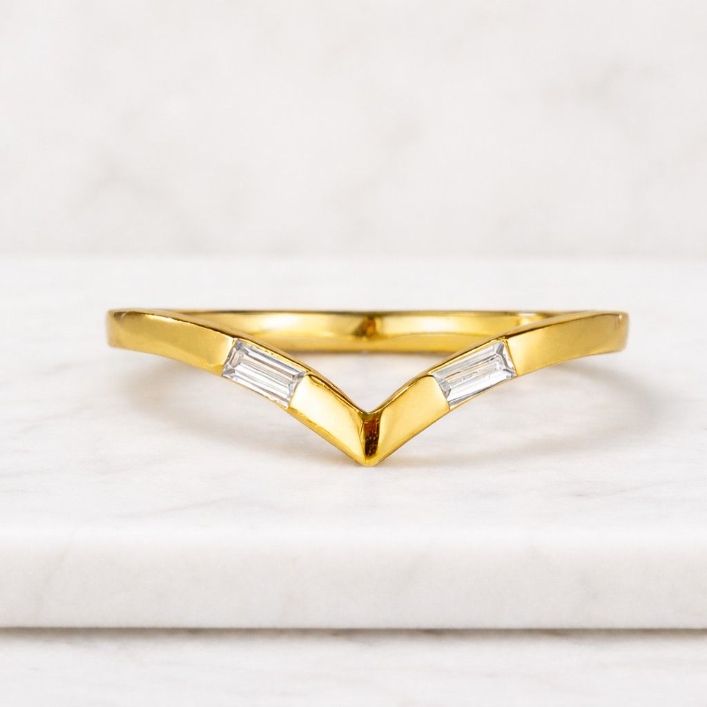 Emerald Cut Lab Grown Diamond Half Eternity Ring 0.96 CTW Alternating Diamond Stacking Band, Anniversary Ring