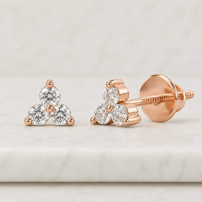 white metal earrings rose metal earrings precious metal earrings fine metal jewelry premium metal earrings luxury metal studs handmade metal earrings