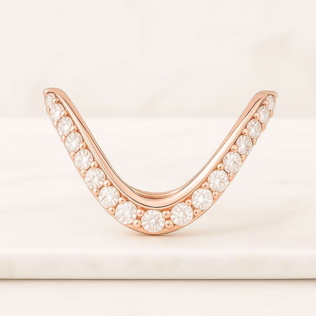 women Handmade custom wedding ring Valentines day gift for her