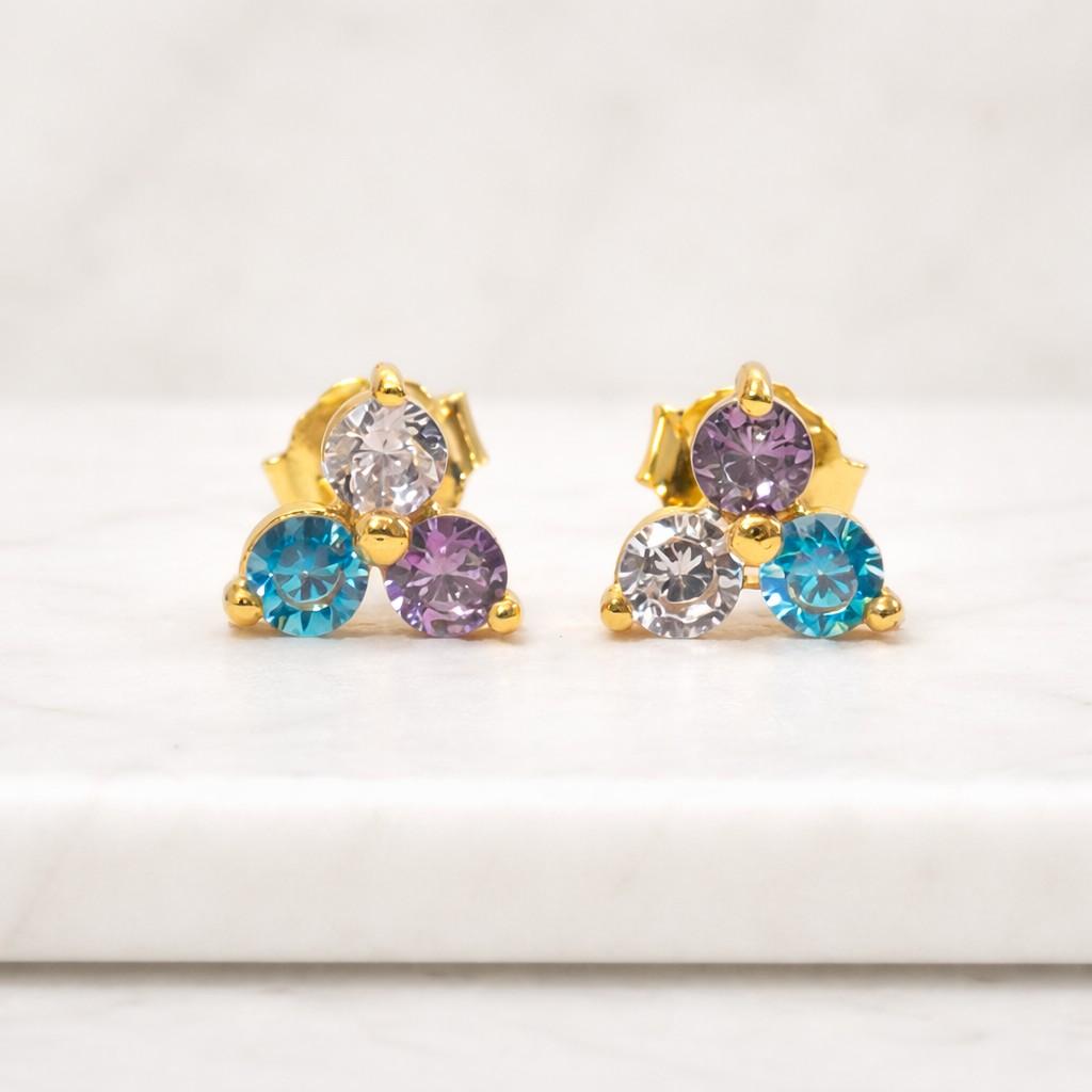 women earrings cute earrings daily earrings small stud earrings fashion earrings modern earrings pastel earrings blue stone earrings