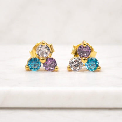 women earrings cute earrings daily earrings small stud earrings fashion earrings modern earrings pastel earrings blue stone earrings