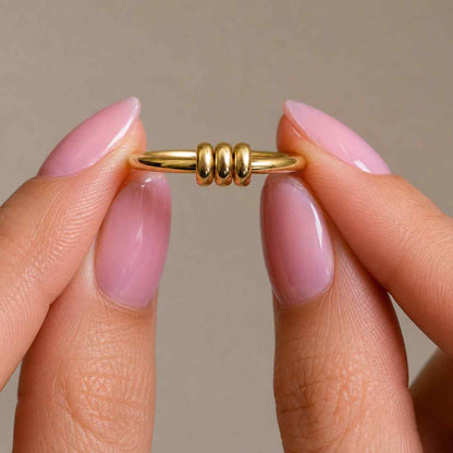 14K gold birthstone ring Baguette birthstone Family Birth month Thin band Two stone Custom ring gift
