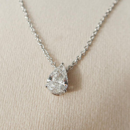 Lab Diamond Solitaire Necklaces for Women